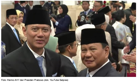 Prabowo Singgung Peluang AHY Jadi Presiden di Kongres Demokrat